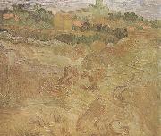 Vincent Van Gogh Wheat Fields with Auvers in the Background (nn04) Germany oil painting artist
